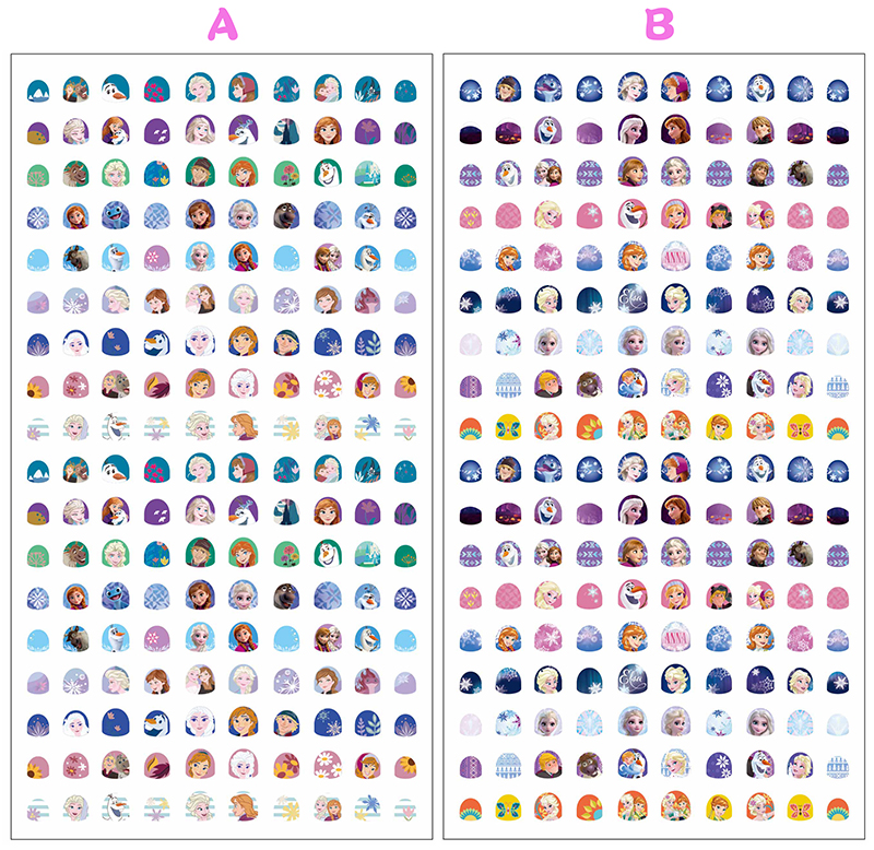 冰雪奇緣 夢幻指甲貼